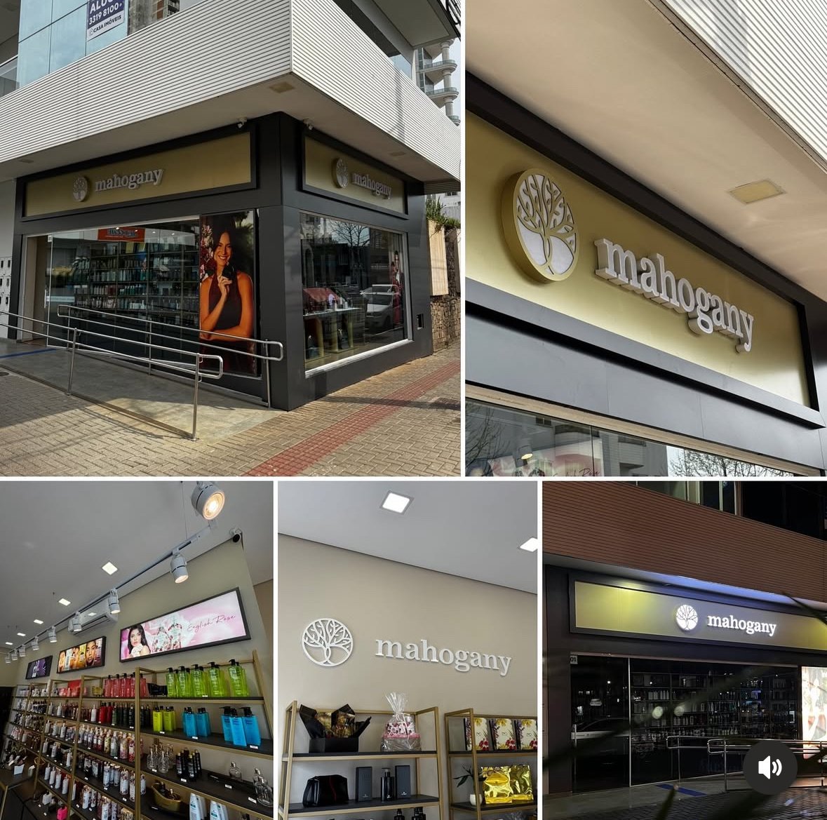 Fachada comercial em ACM - Recal Chapecó